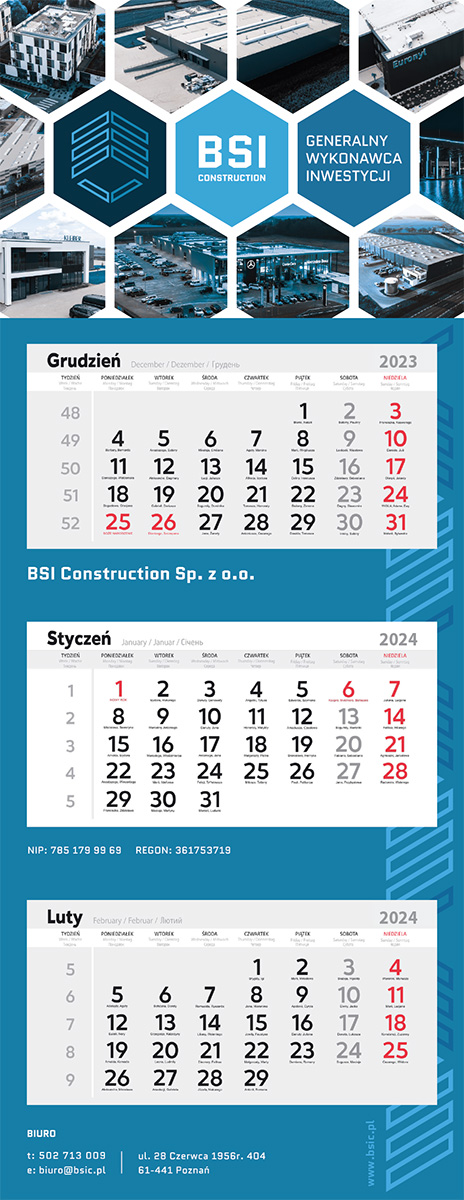 BSI 24 kalendarz