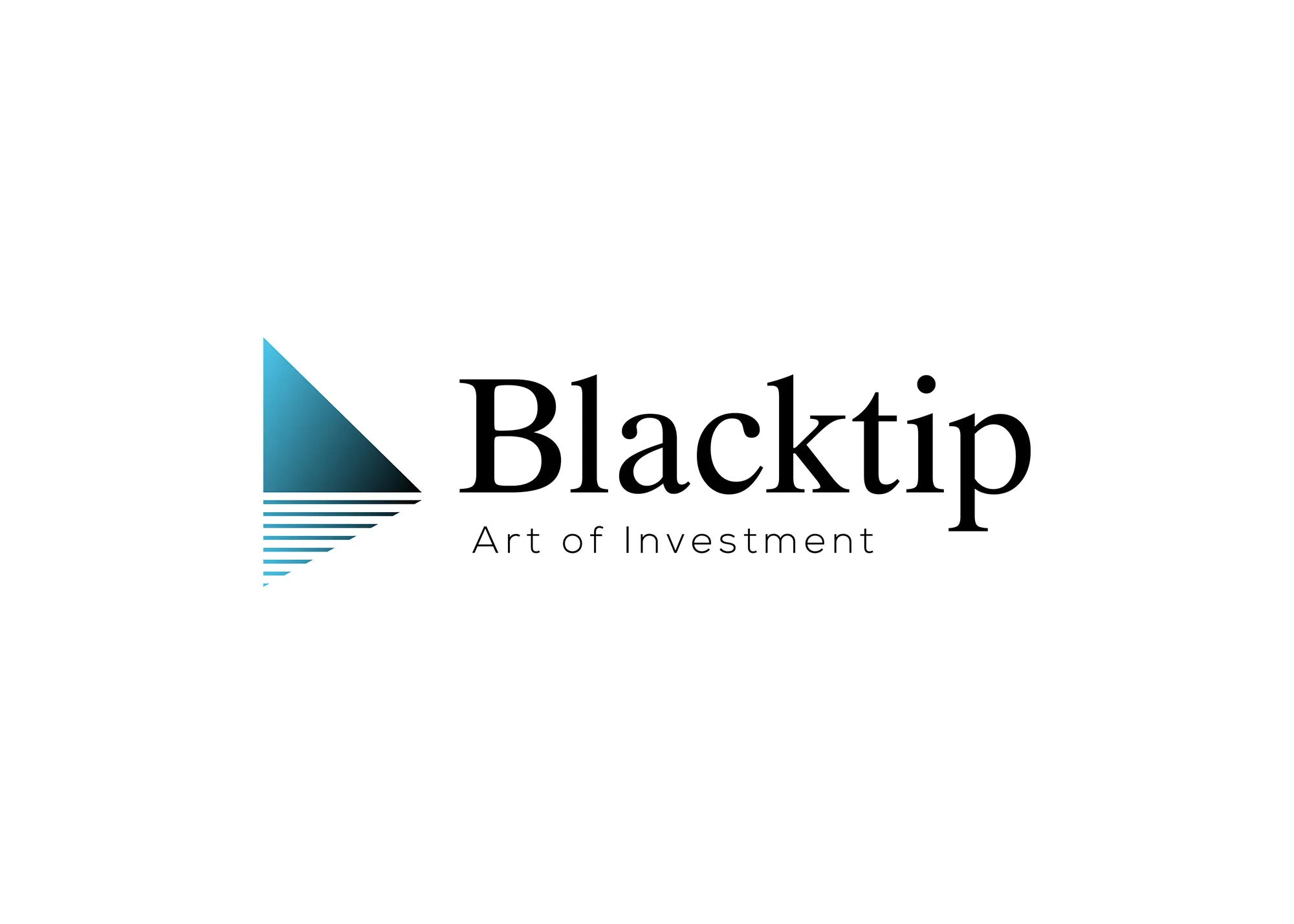 Blacktip logo white