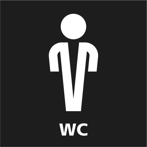 piktogram - WC męskie