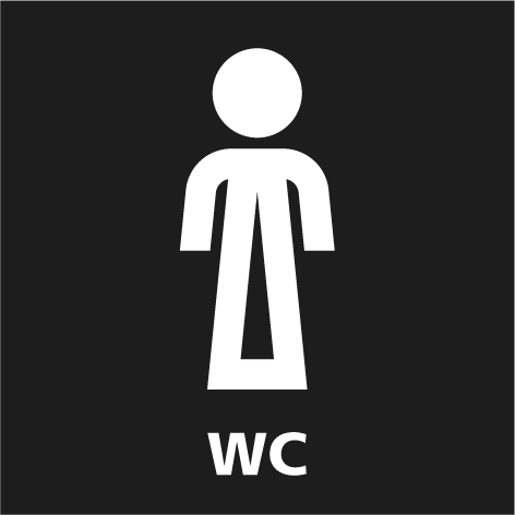 piktogram - WC damskie