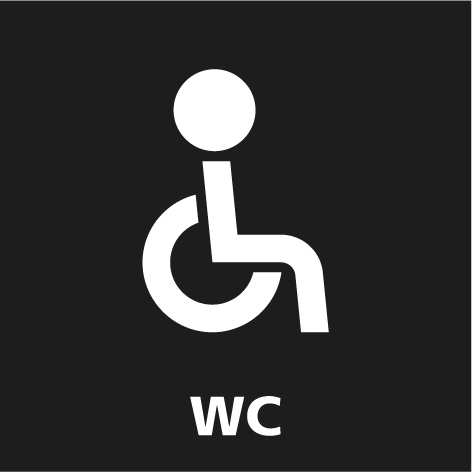 piktogram - WC dla niepełnosprawnych