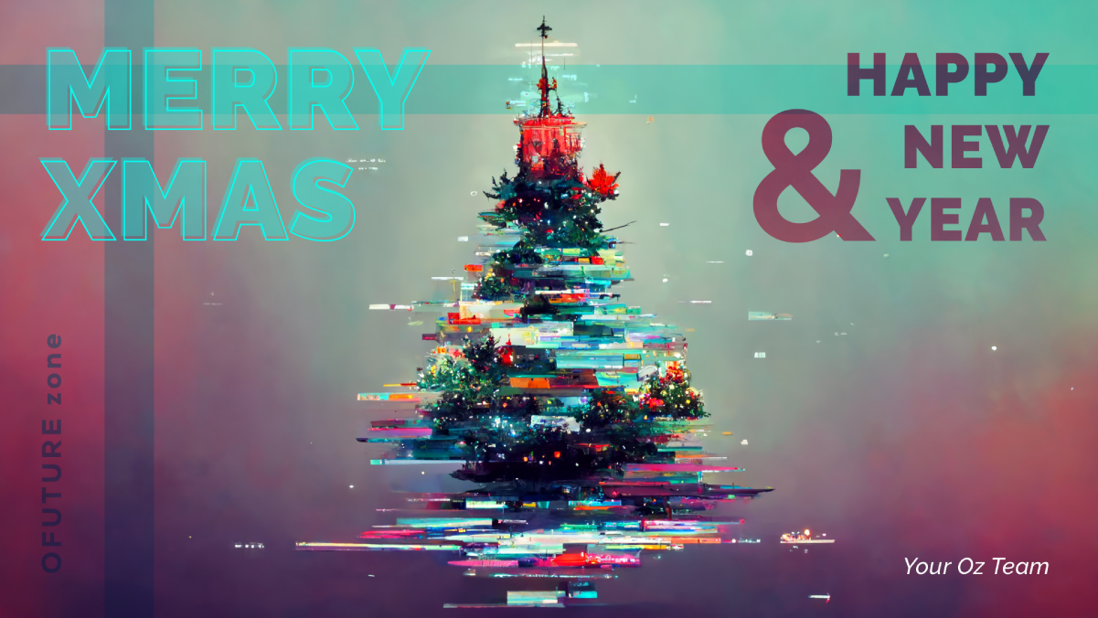 Karta cyfrowa MERRY XMAS - OFUTURE zone