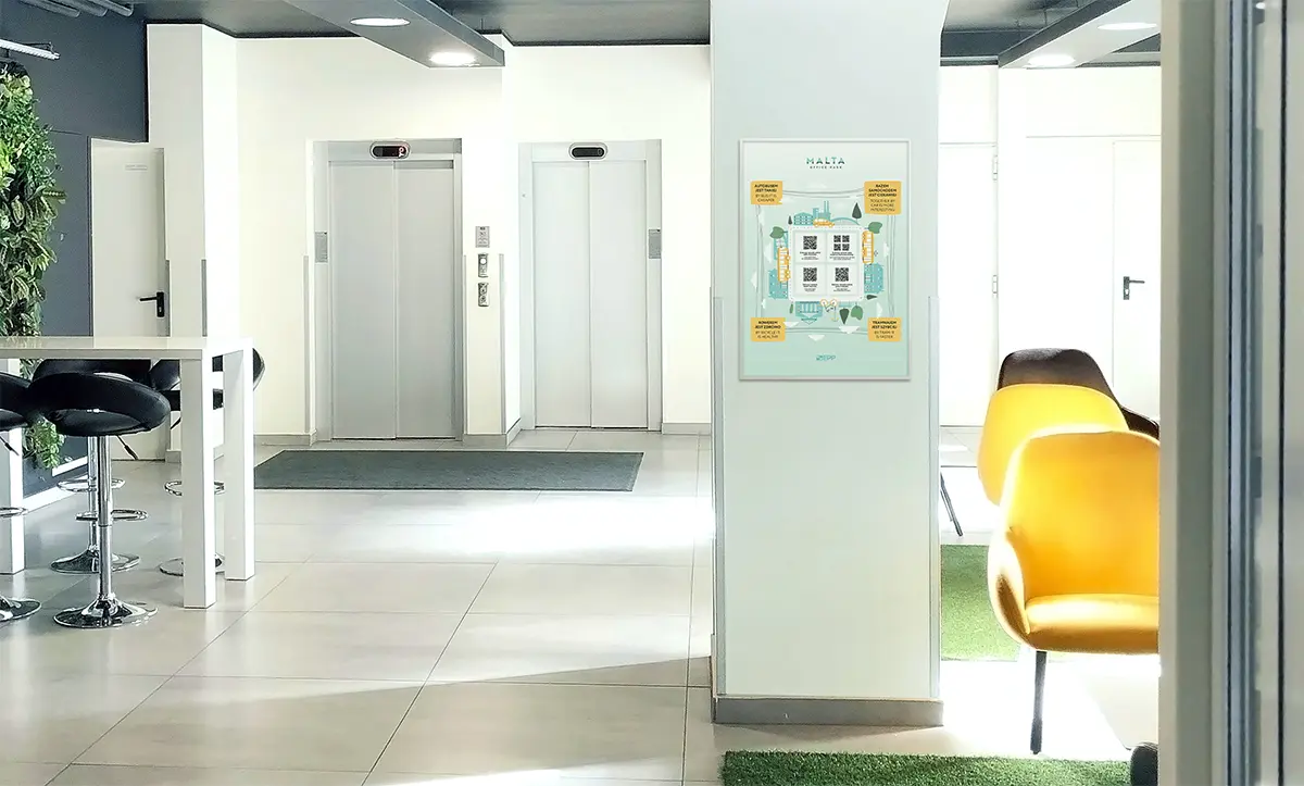 Wizualizacja plakatu Malta Office Park