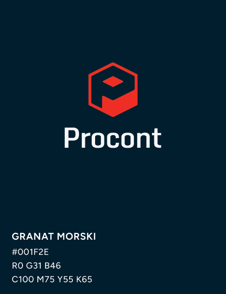 Kolorystyka Procont - granat morski