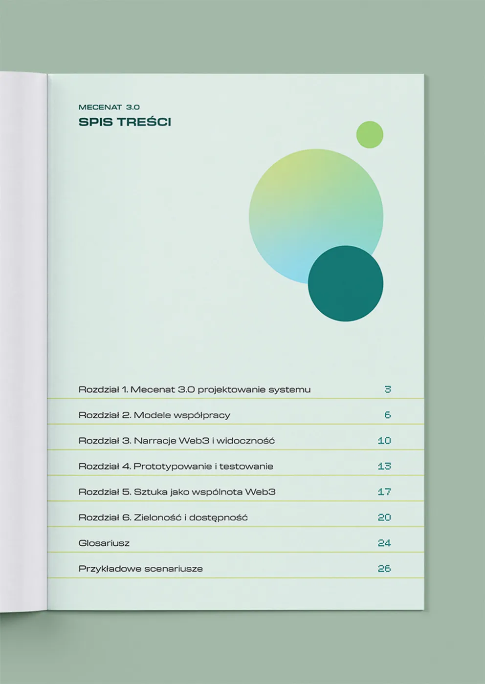 Toolkit dla artystów wizualnych - spis treści