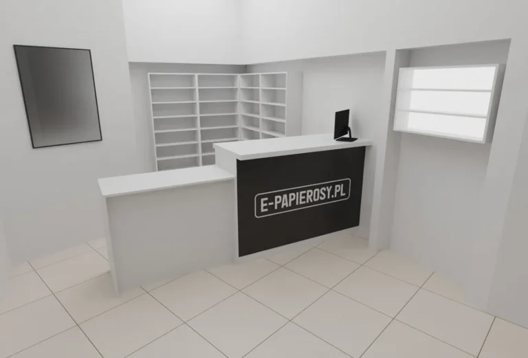Wizualizacja 3D sklepu e-papierosy.pl