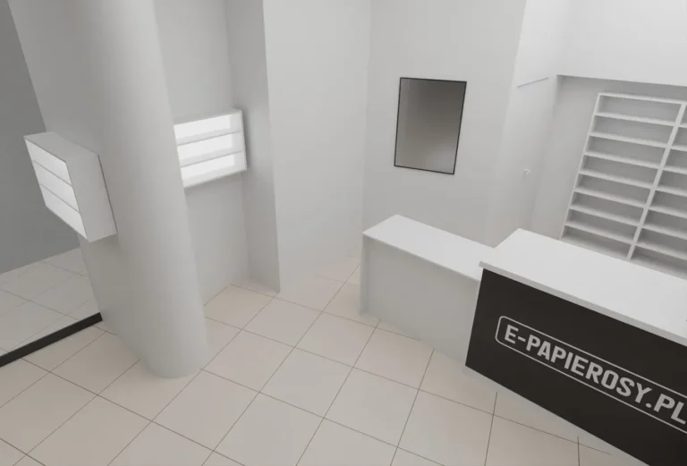 Wizualizacja 3D sklepu e-papierosy.pl