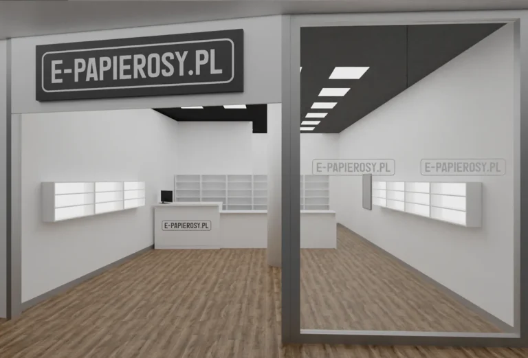 Wizualizacja 3D sklepu e-papierosy.pl