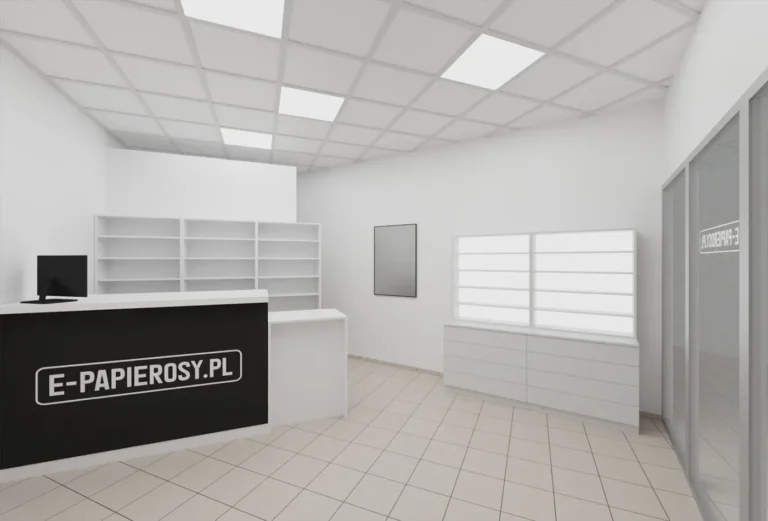 Wizualizacja 3D sklepu e-papierosy.pl