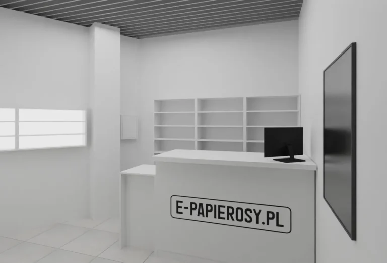 Wizualizacja 3D sklepu e-papierosy.pl